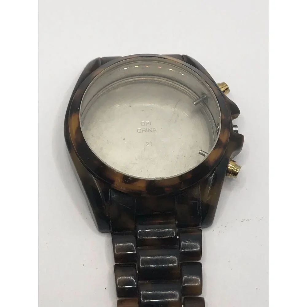 Michael Kors Watch Parts Case 42mm Crystal Links Band 20mm YO74